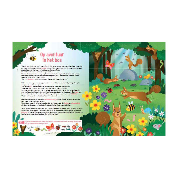 Speuren In het Bos Zoekboek met Kartonnen Zaklamp Speuren In het Bos Zoekboek met Kartonnen Zaklamp