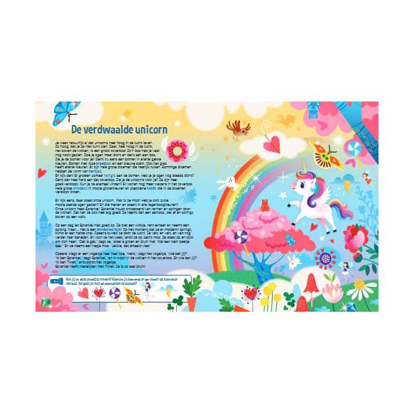 Speuren Naar Unicorns Zoekboek met Kartonnen Zaklamp