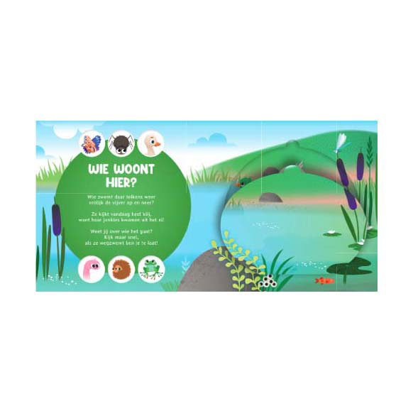 Wie Woont Hier? In de Natuur Flapjesboek