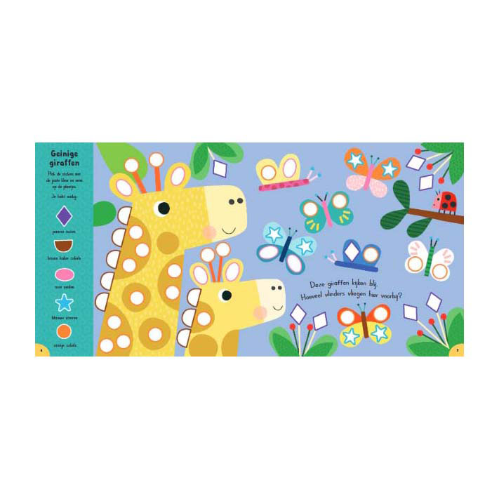 Zoek en Plak - In De Jungle Stickerboek