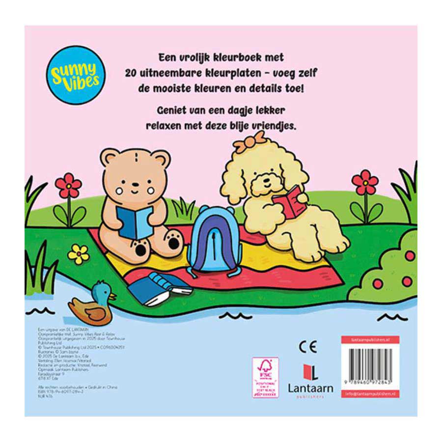 Kleurboek Sunny vibes - Rest & relax