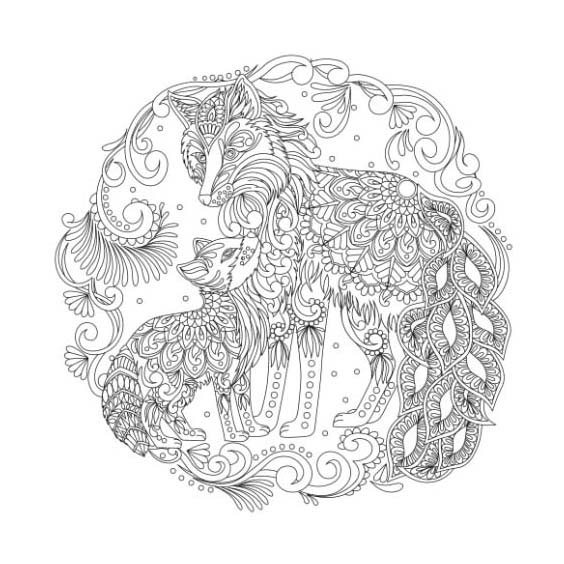 Bos - mandalakunst