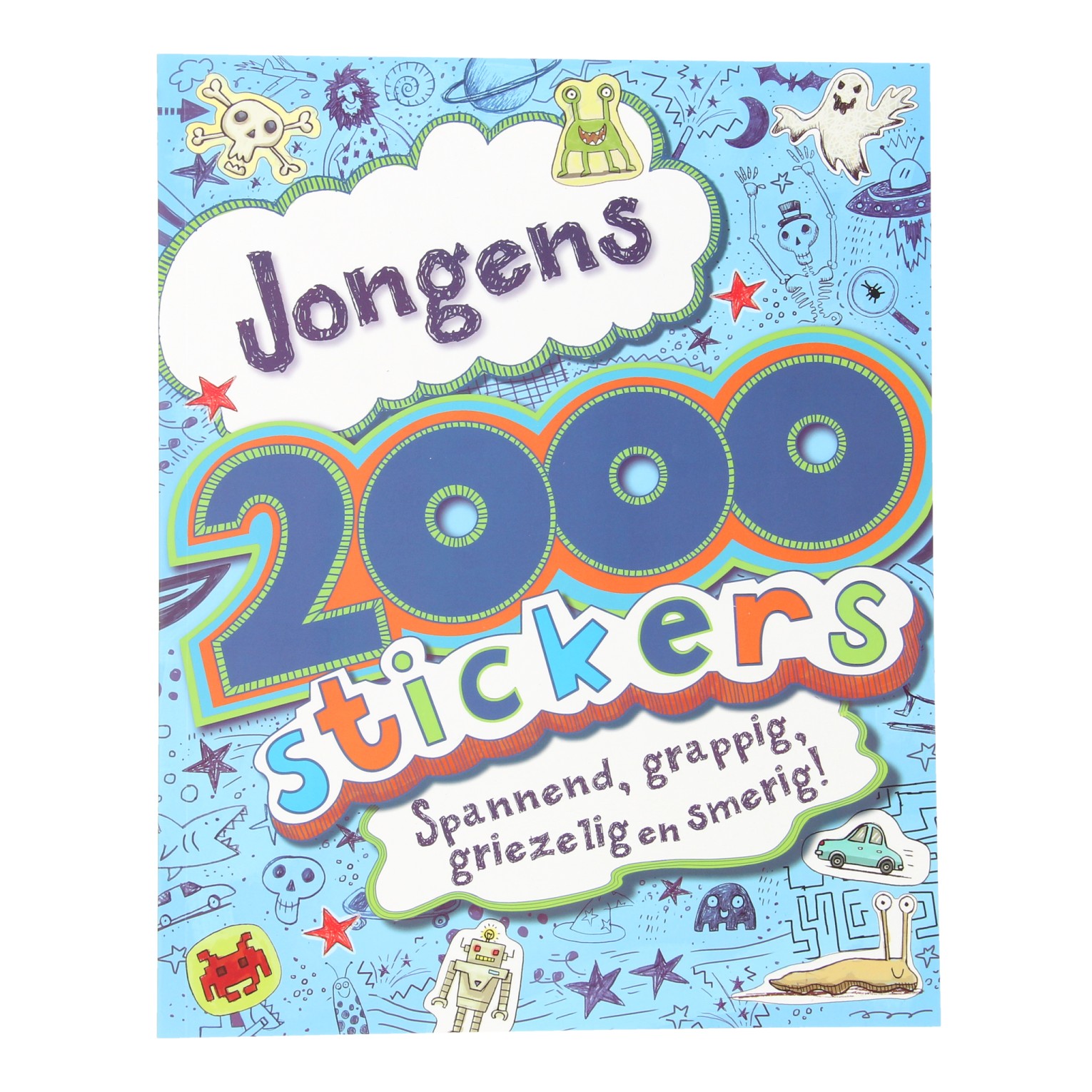 Stickerboek Jongens, 2000 stickers