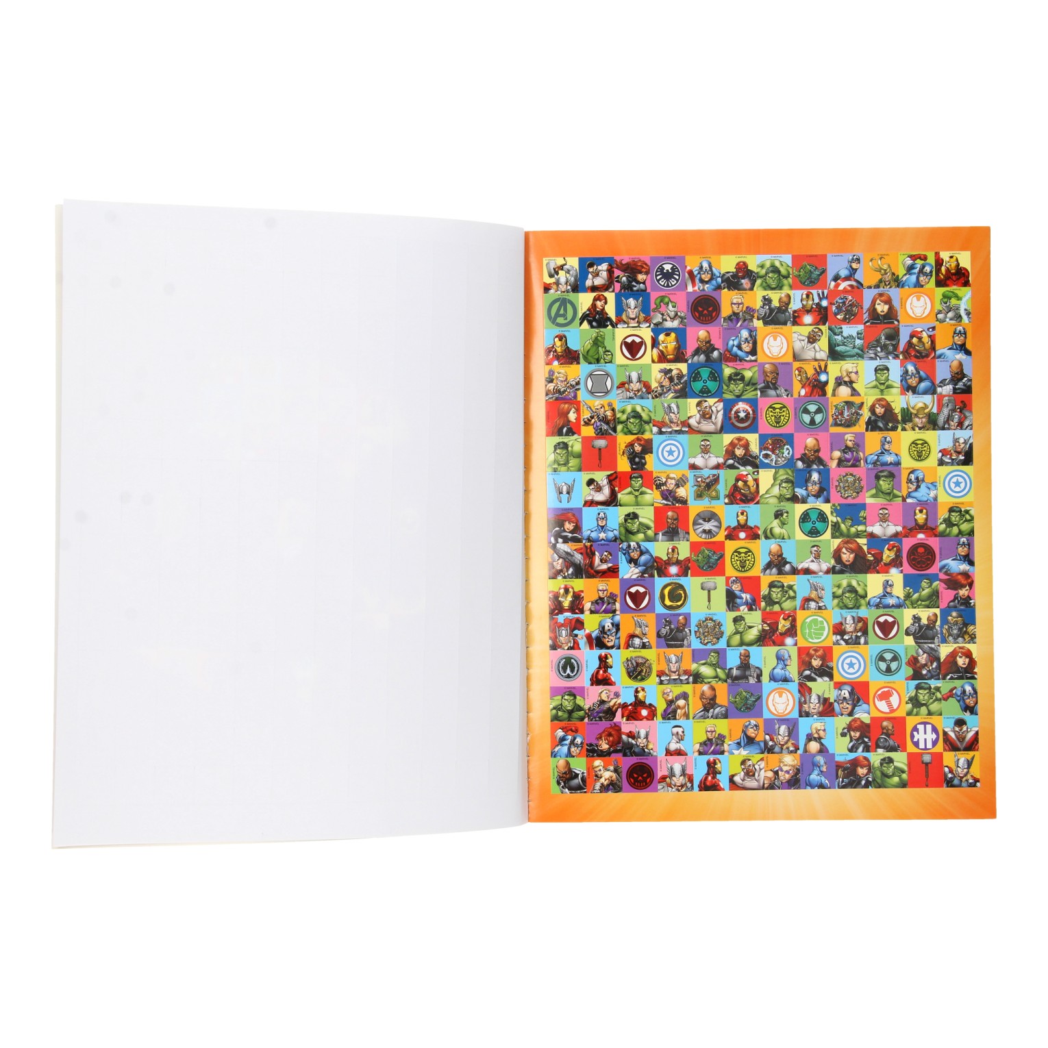 The Avengers Stickerboek, 1000 stickers