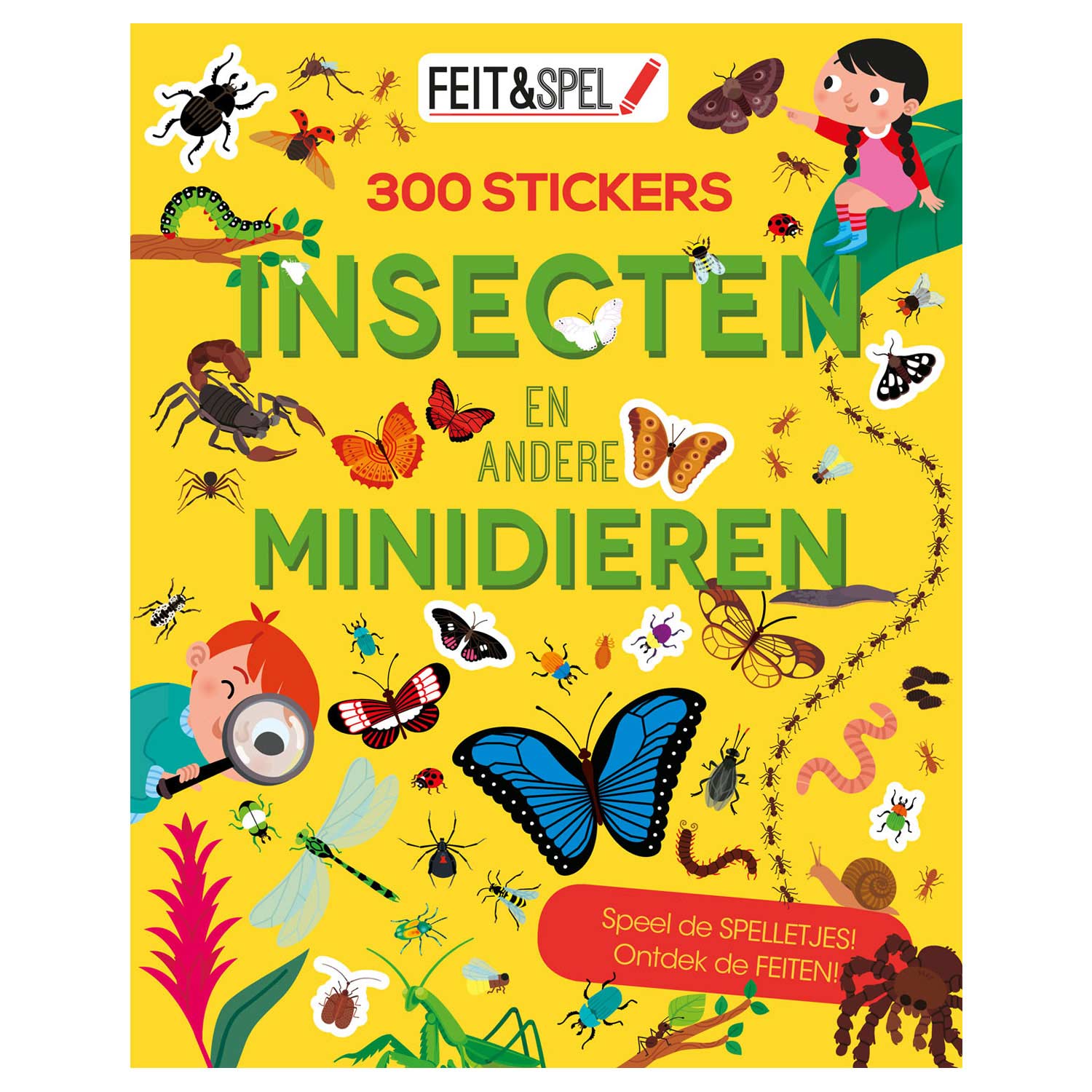 Feit & Spel - Insecten Sticker- en Activiteitenboek