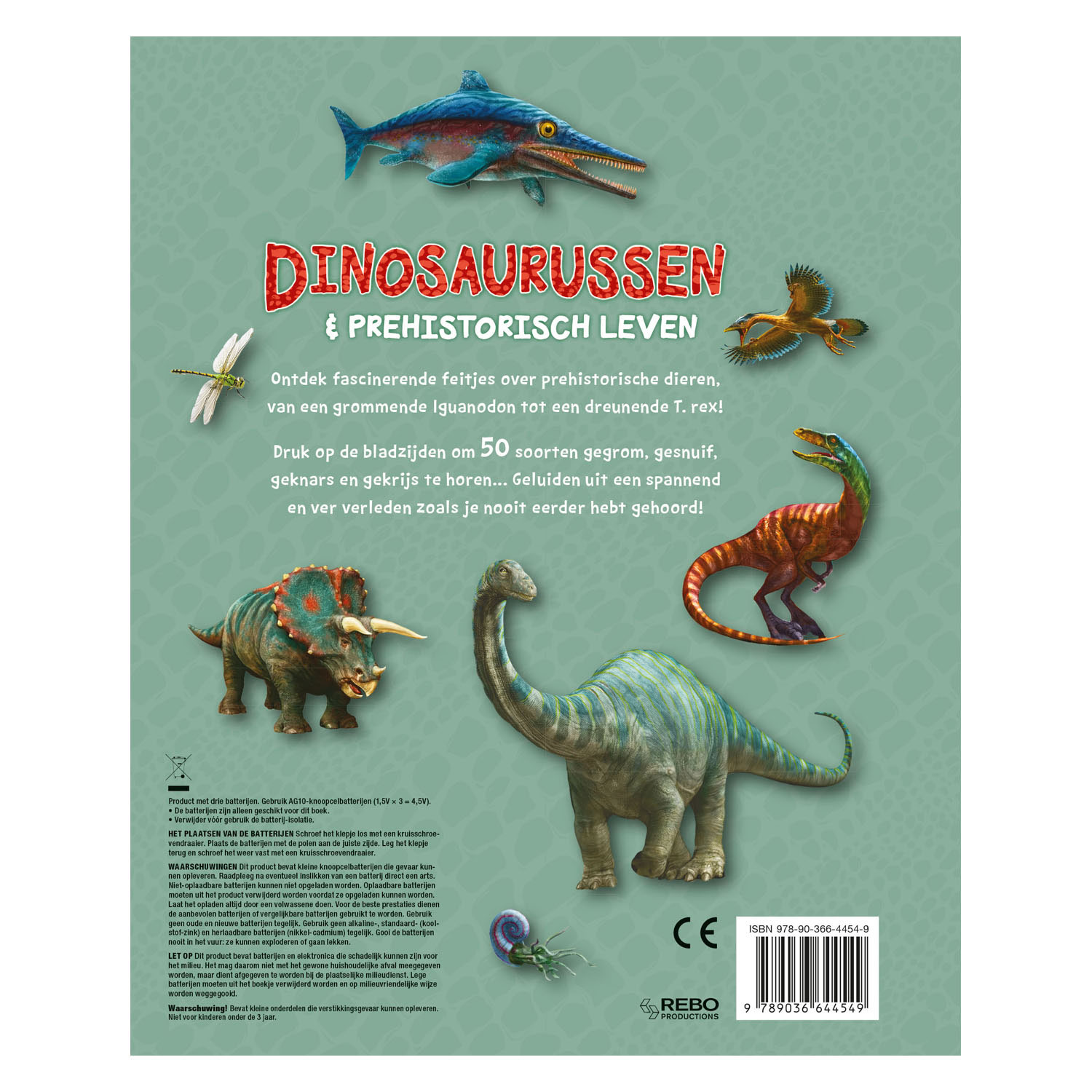 Livre sonore Dinosaures & Préhistoire