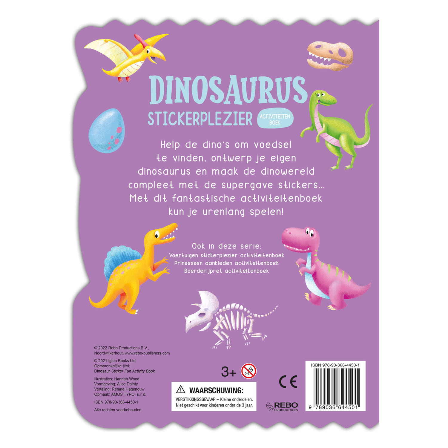 Dinosaurus Stickerplezier Stickerboek