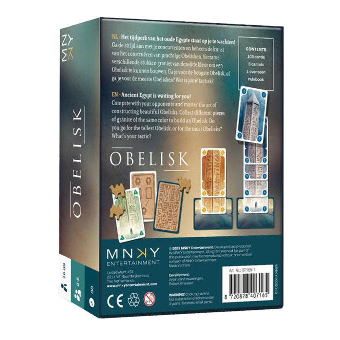Mnky – Obelisk-Kartenspiel