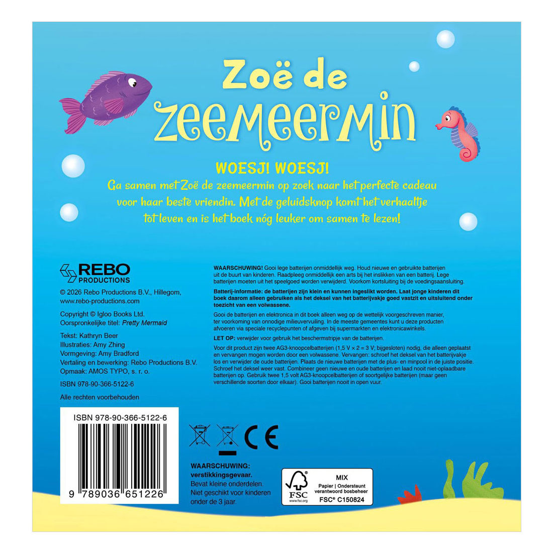 Zoe de Zeemeermin - Geluidenboek