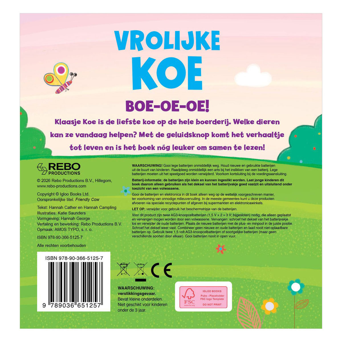 Vrolijke Koe -  Geluidenboek