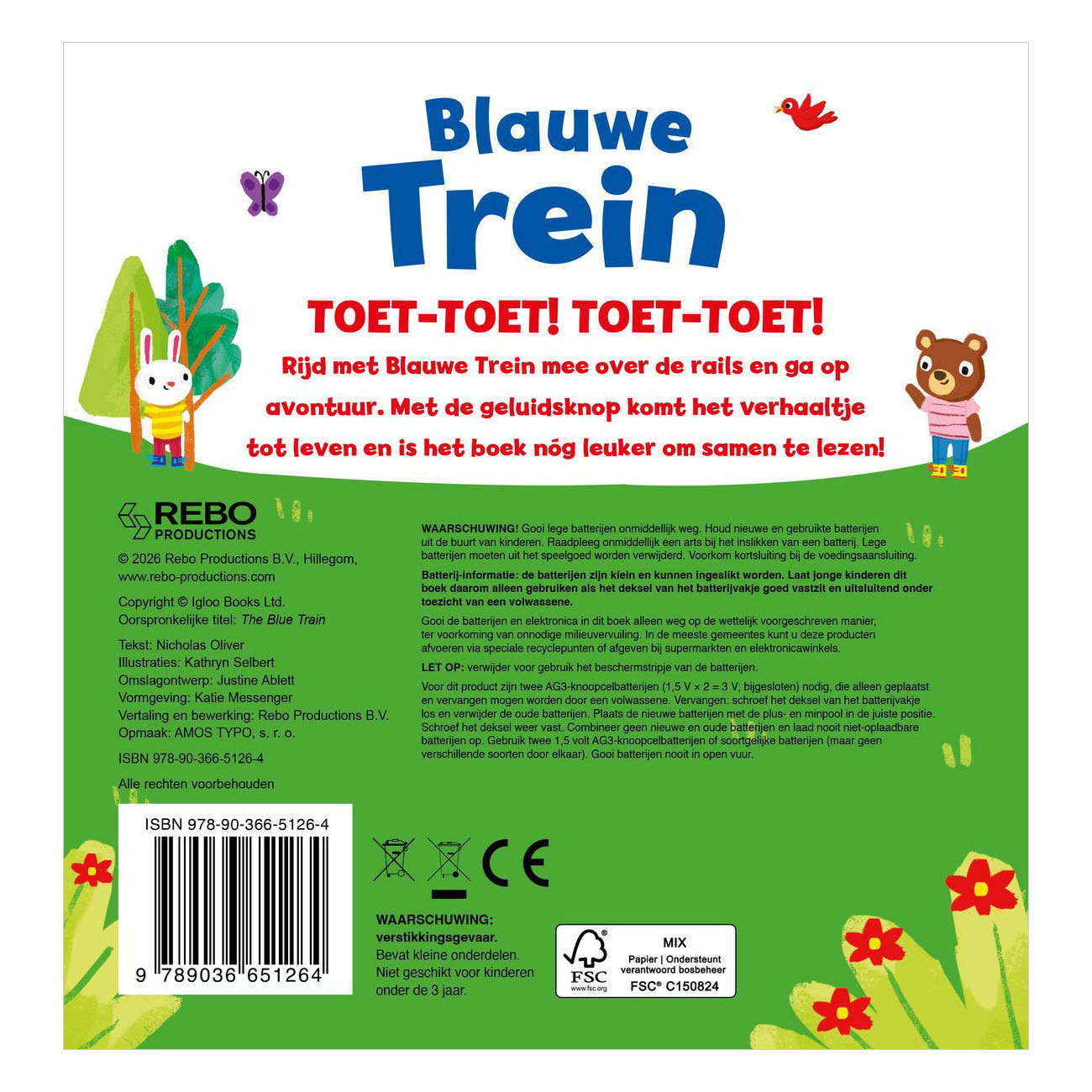 Blauwe Trein - Geluidenboek