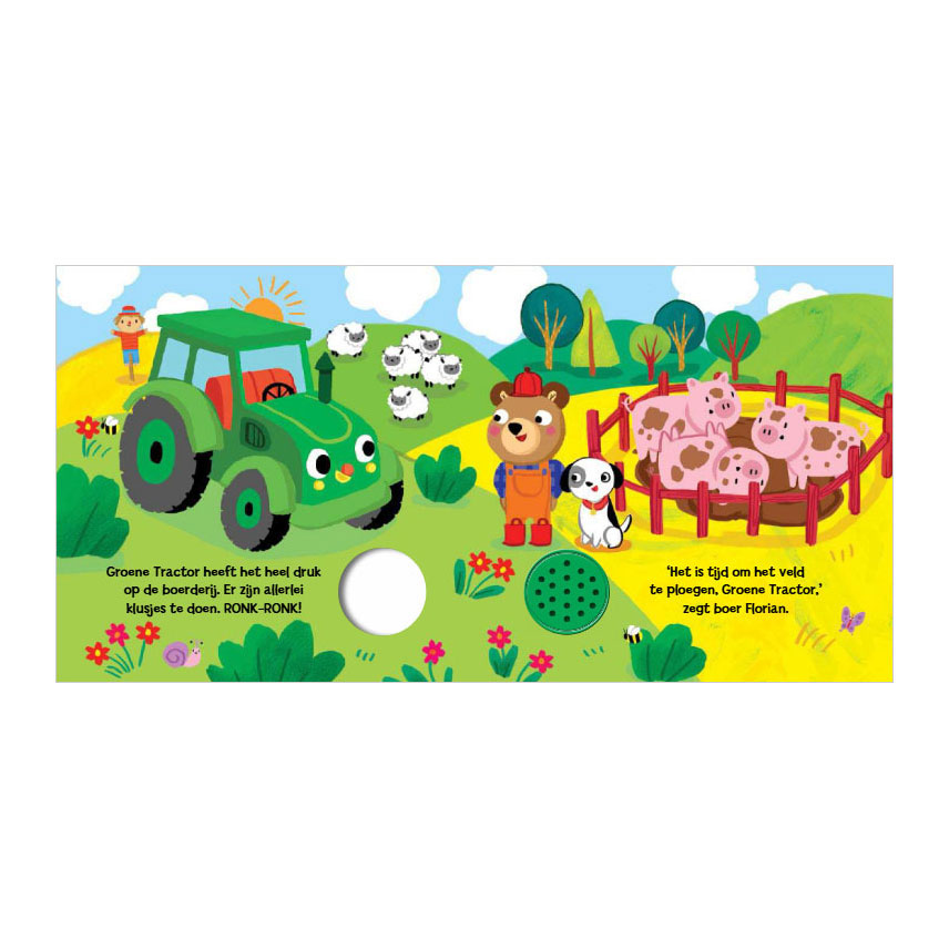 Groene Tractor - Geluidenboek