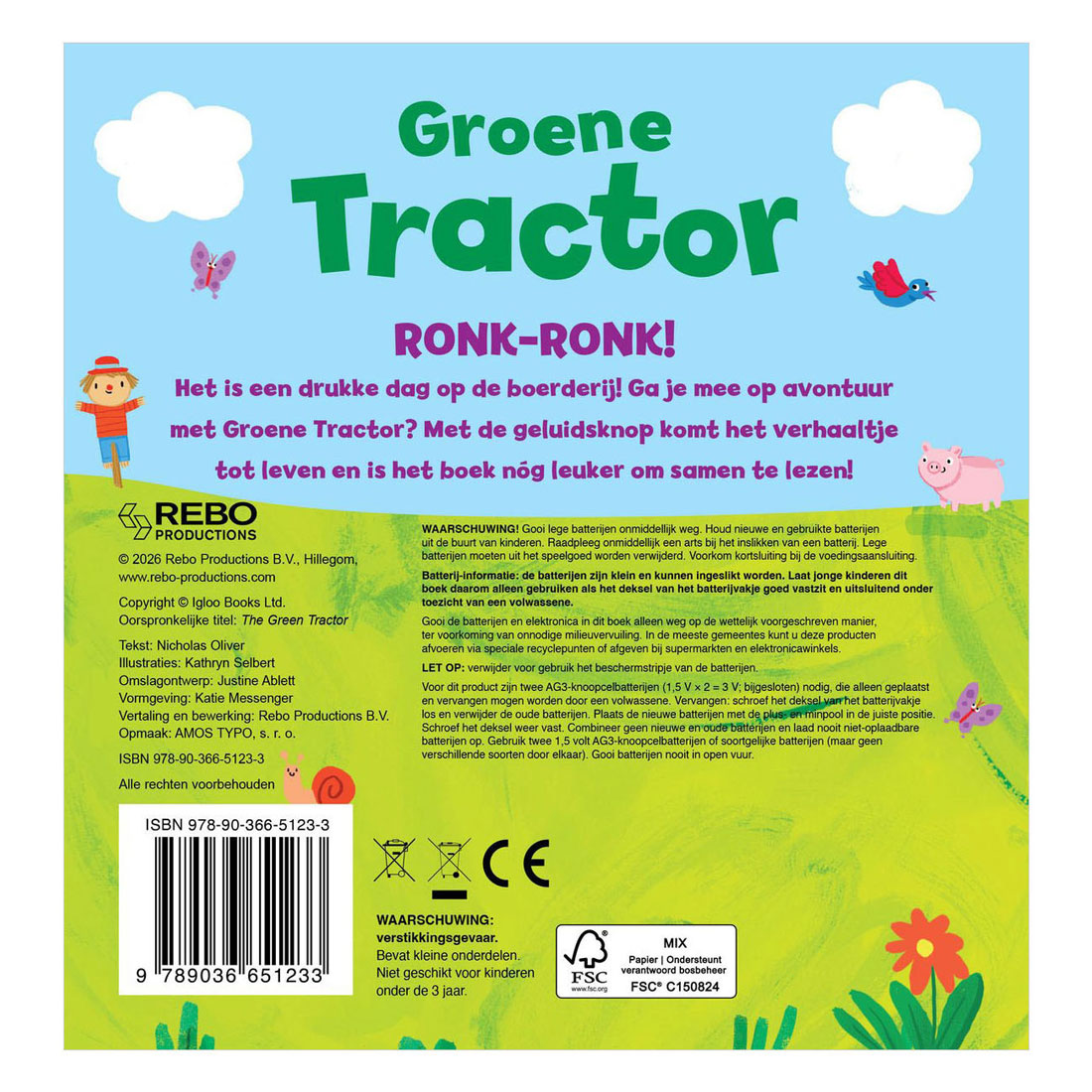 Groene Tractor - Geluidenboek