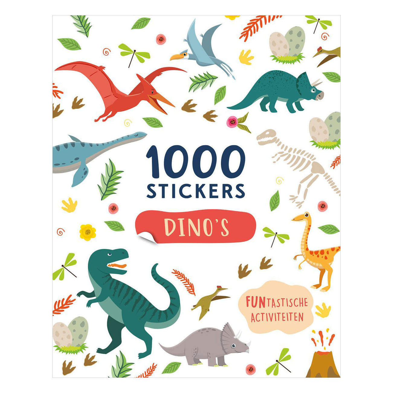 Doeboek Dino's - 1000 Stickers