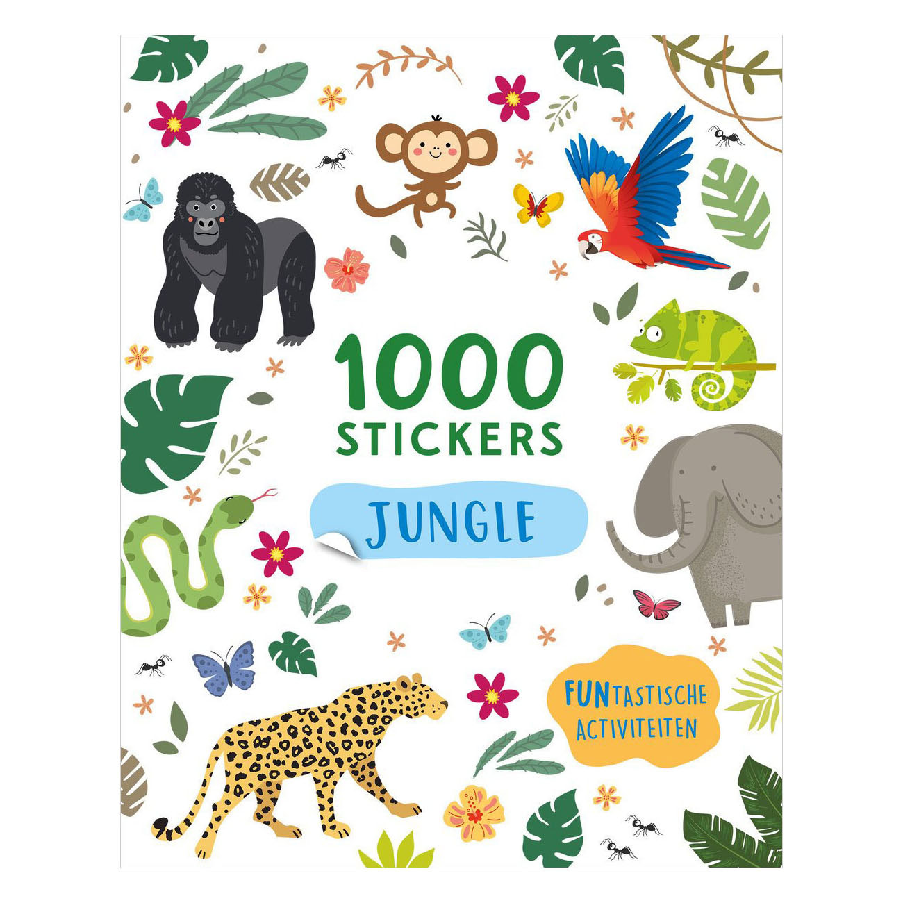Doeboek Jungle - 1000 Stickers