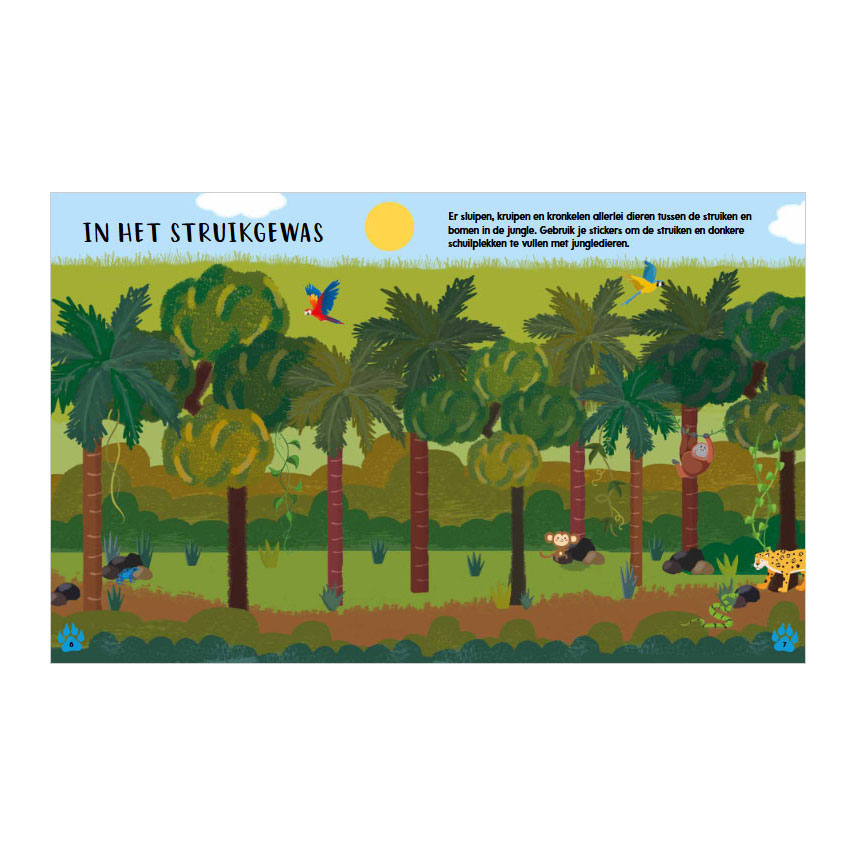 Doeboek Jungle - 1000 Stickers