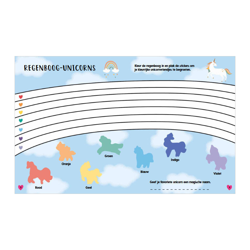 Doeboek Unicorns - 1000 Stickers