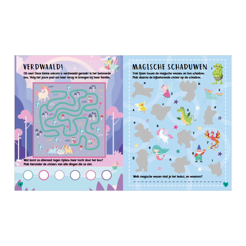 Doeboek Unicorns - 1000 Stickers