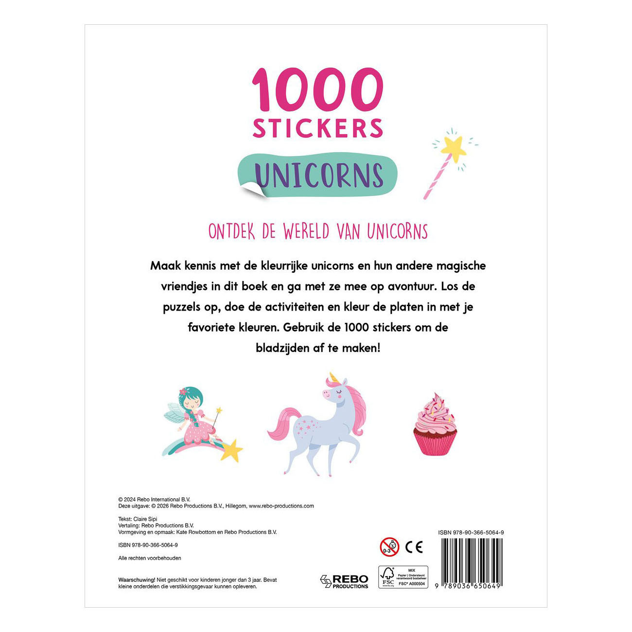 Doeboek Unicorns - 1000 Stickers