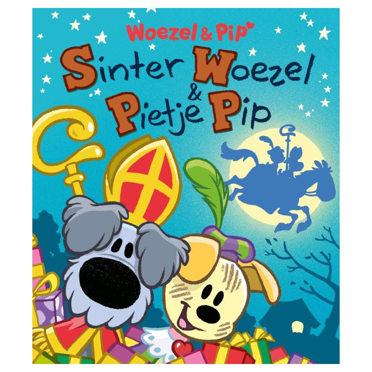 Livre de SinterWoezel et Pietje Pip Sinterklaas
