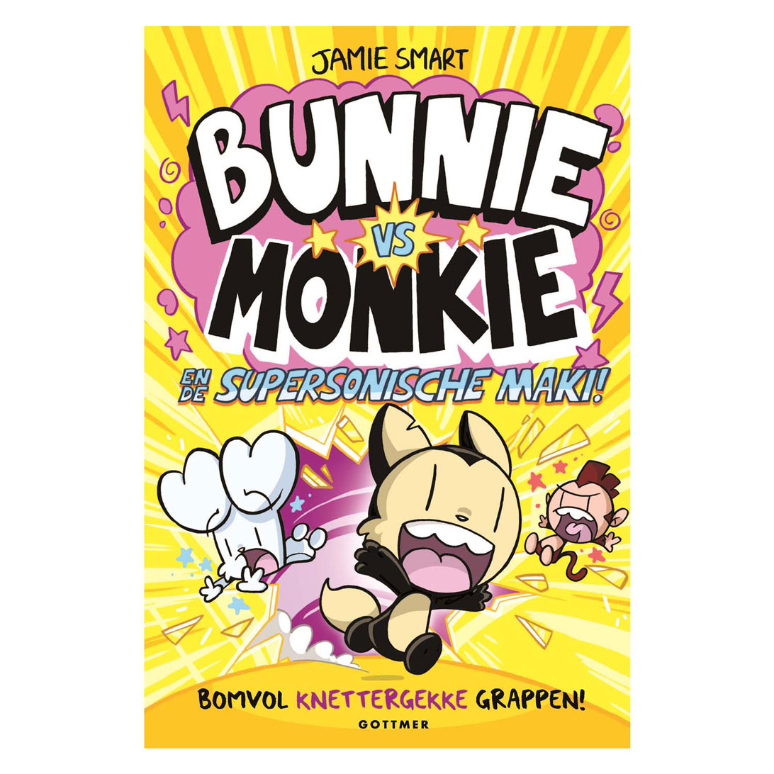 Bunnie contre Monkie et le Lémur Supersonique !