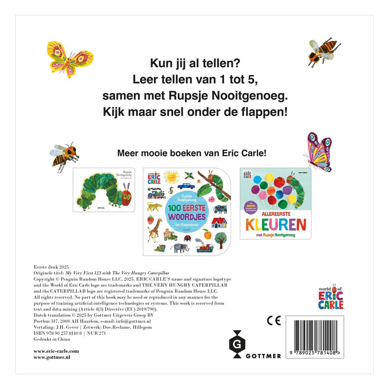 Allereerste cijfers met Rupsje Nooitgenoeg