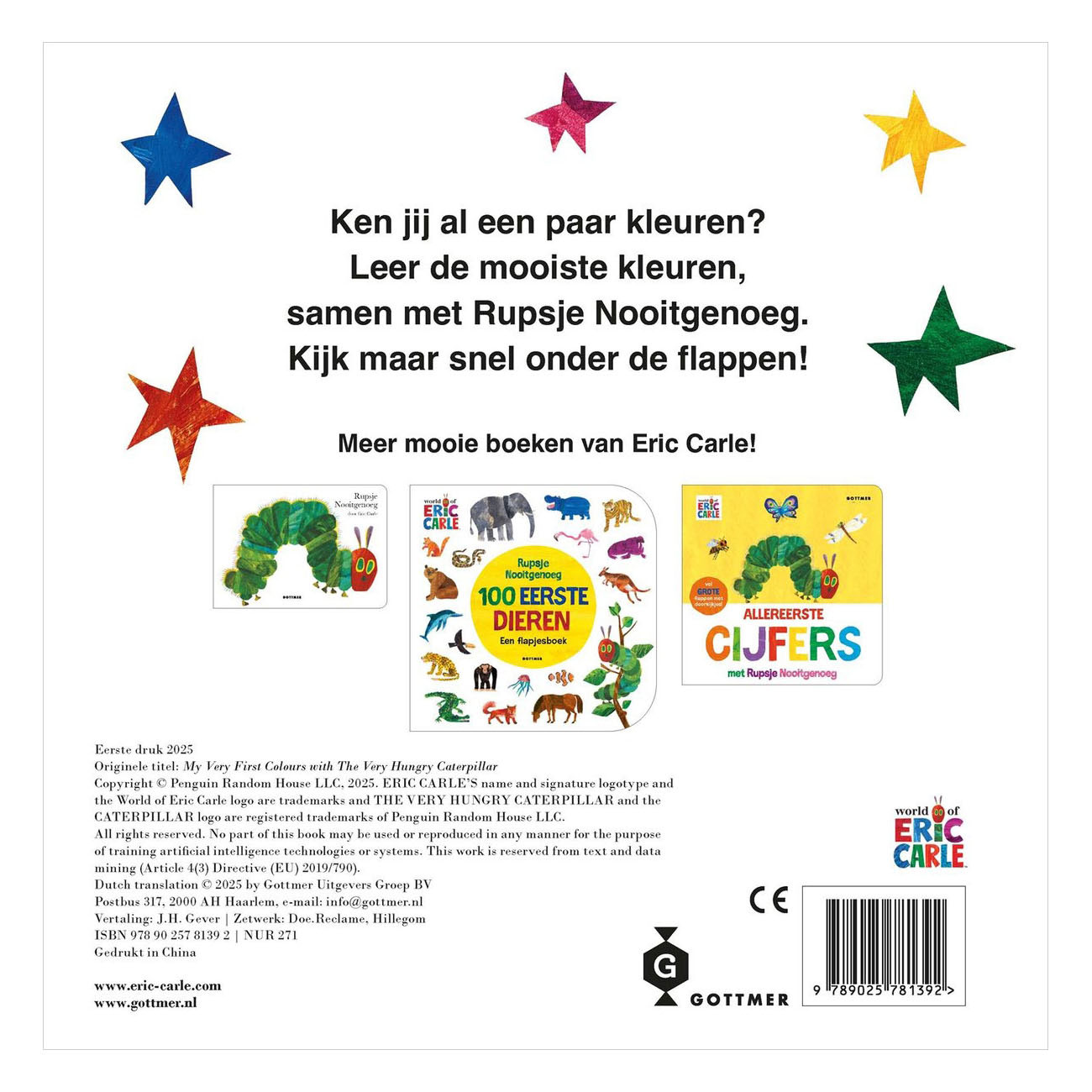 Les toutes premières couleurs avec La Chenille qui fait des trous