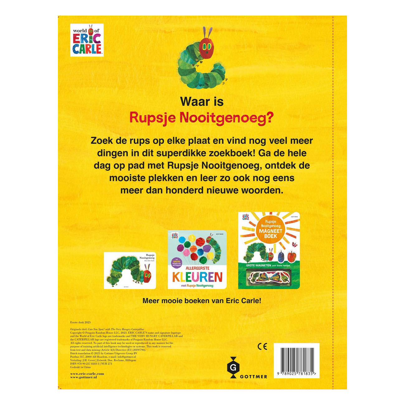 Het grote zoekboek van Rupsje Nooitgenoeg