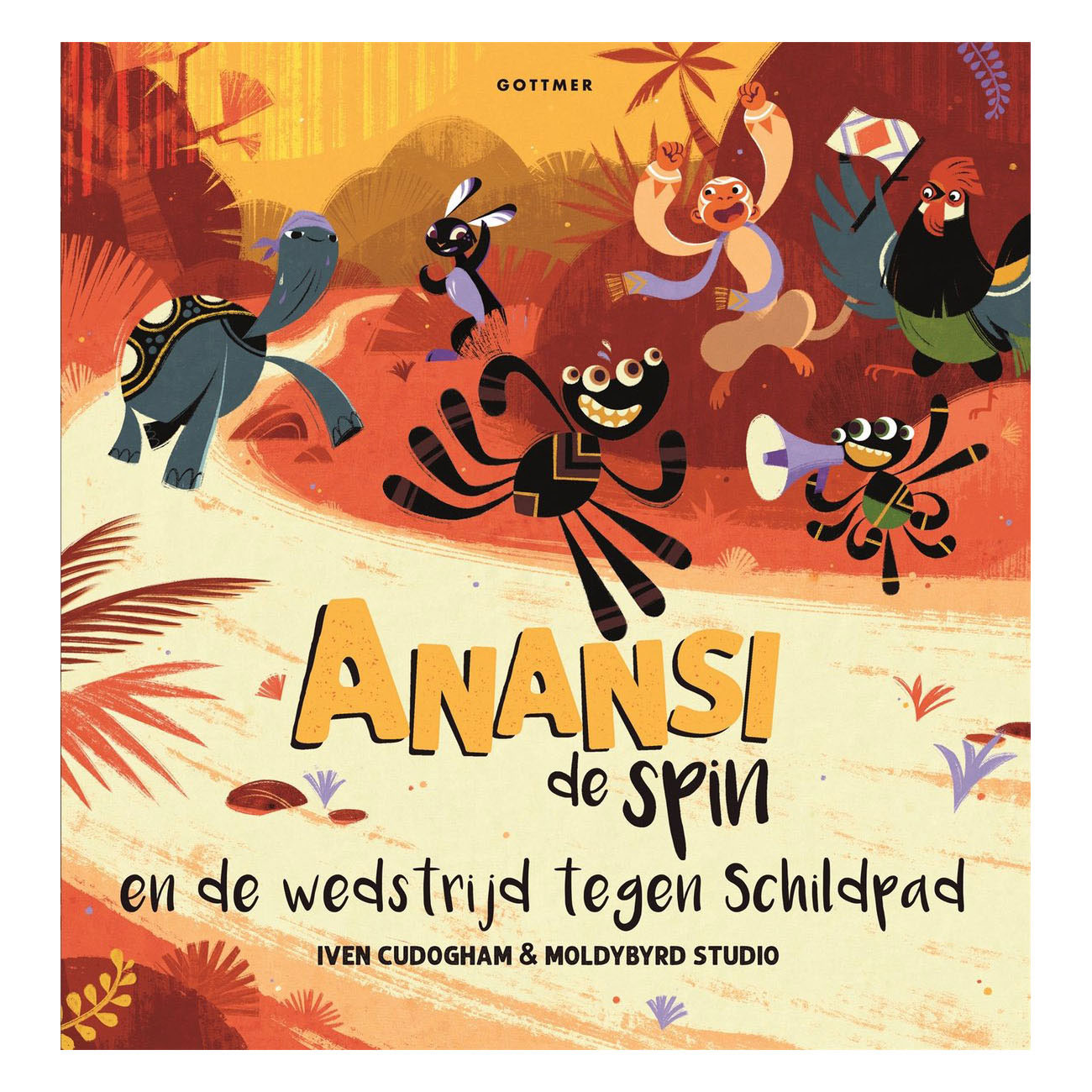 Anansi, die Spinne, und der Kampf gegen die Schildkröte