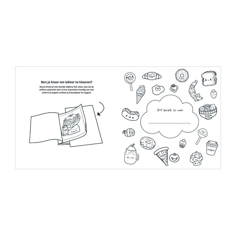 Miam ! Livre de coloriage