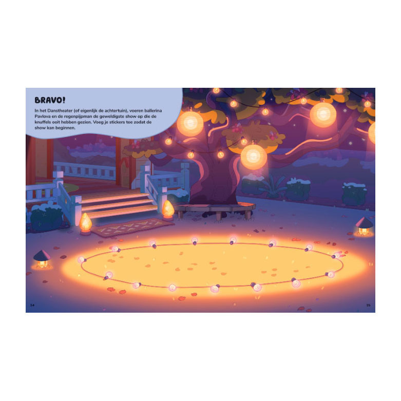 Bluey Sticker-Aktivitätsbuch zum Thema Zusammenkleben