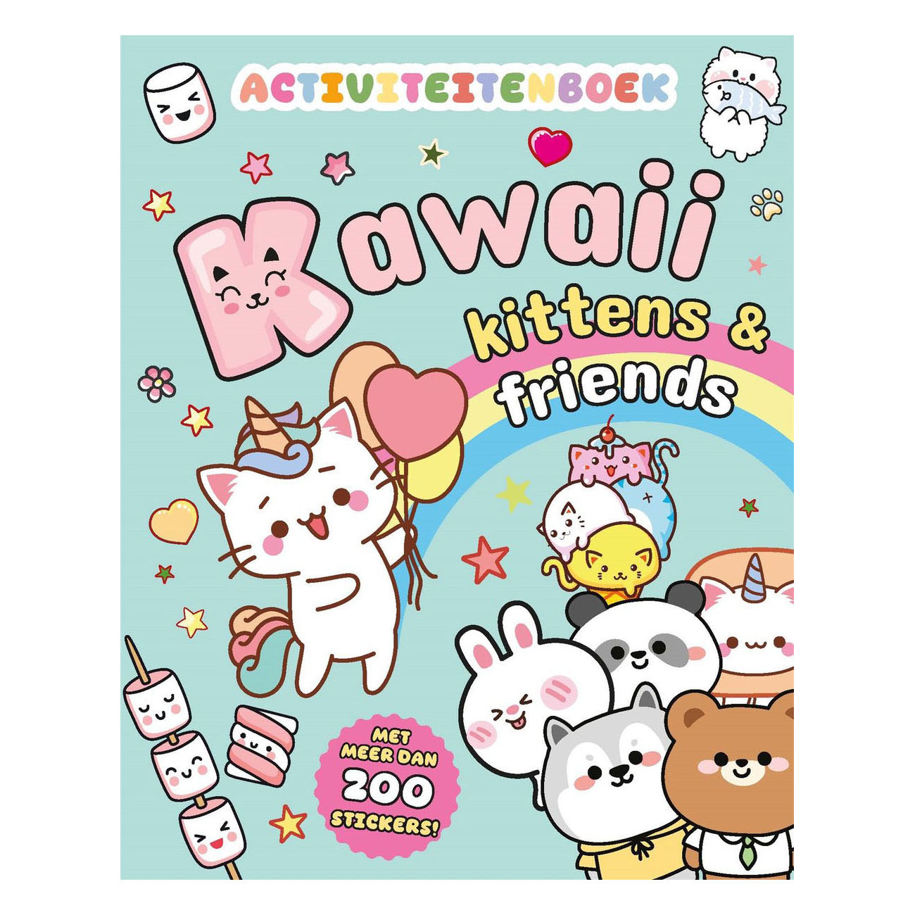 Kawaii kittens & friends Activiteitenboek