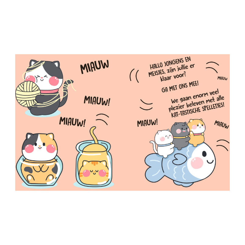 Kawaii kittens & friends Activiteitenboek