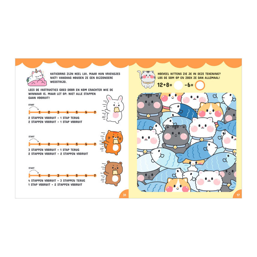 Kawaii kittens & friends Activiteitenboek