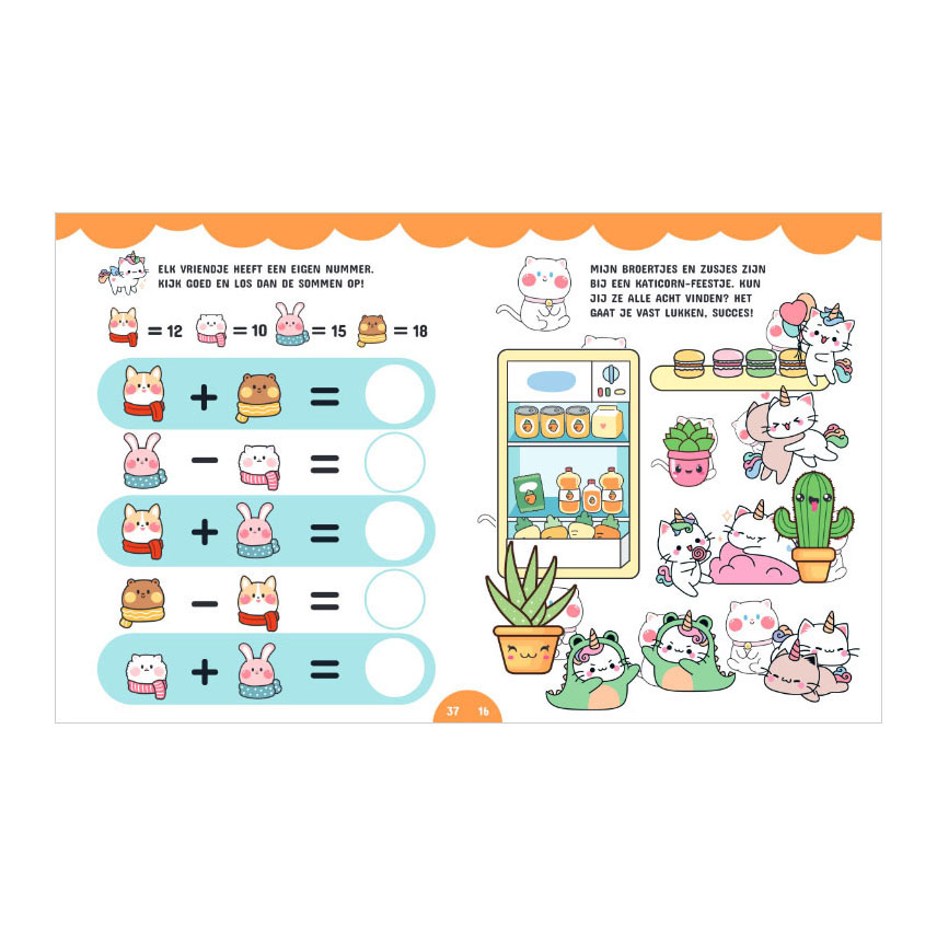 Kawaii kittens & friends Activiteitenboek