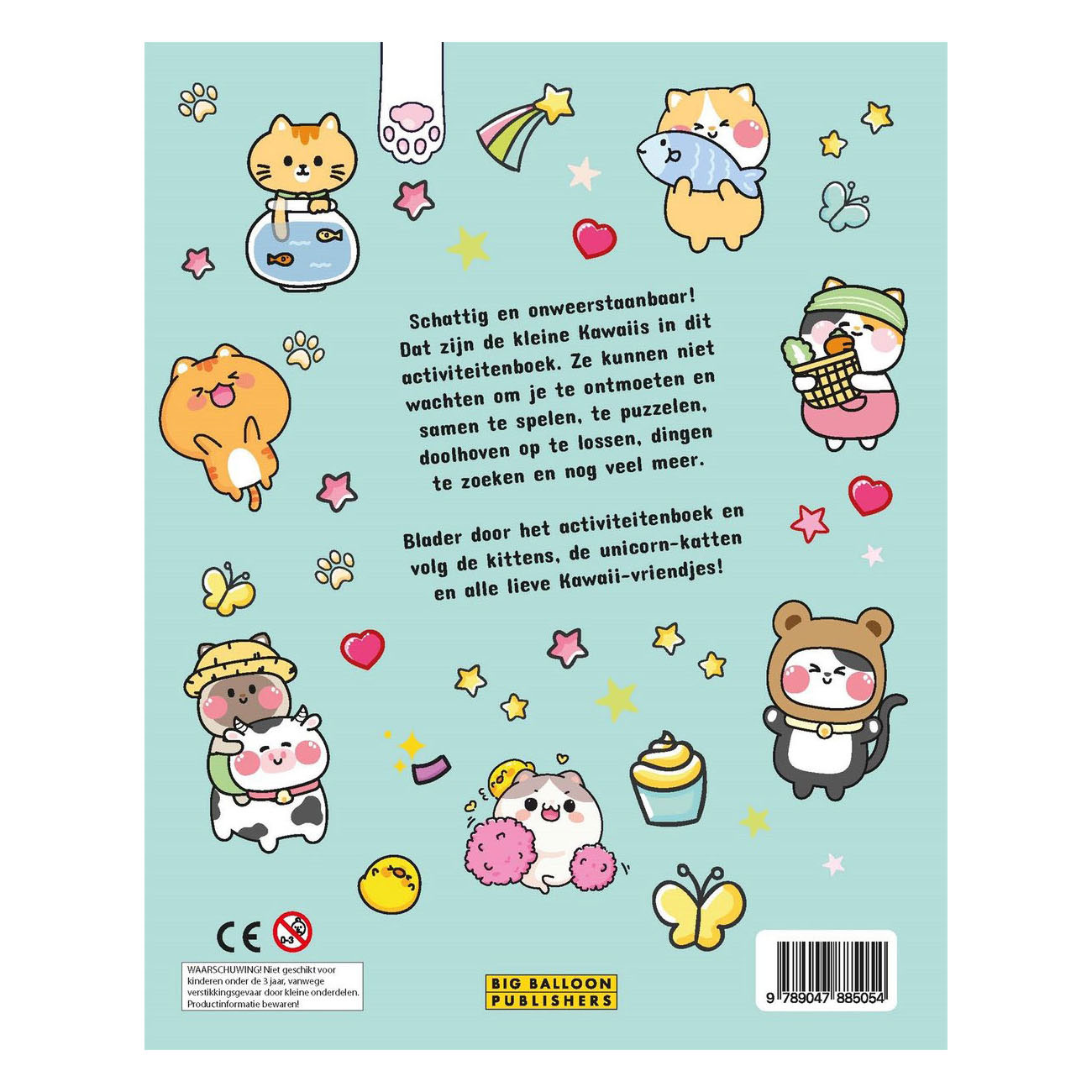 Kawaii kittens & friends Activiteitenboek