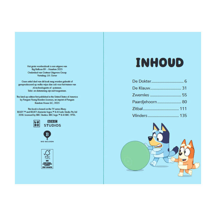 Bluey, le grand livre à lire à voix haute