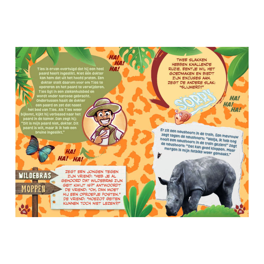 livre de blagues sur les animaux Wildebras