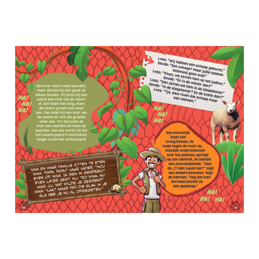 livre de blagues sur les animaux Wildebras