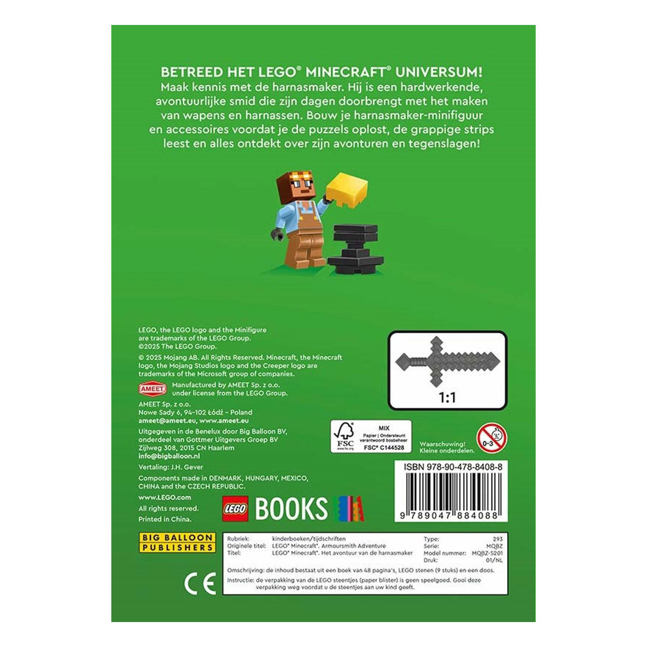 LEGO Minecraft L'aventure de l'armurier