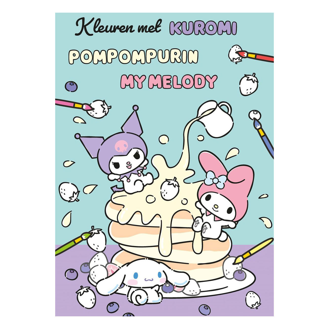 Coloriage avec Kuromi, Pompompurin, My Melody