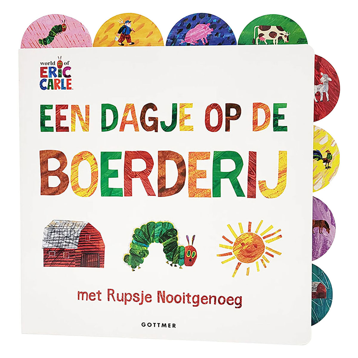 Een Dagje op de Boerderij met Rupsje Nooitgenoeg - Kartonboekje