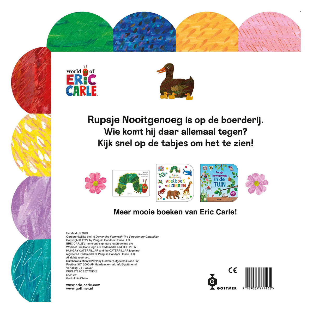 Een Dagje op de Boerderij met Rupsje Nooitgenoeg - Kartonboekje