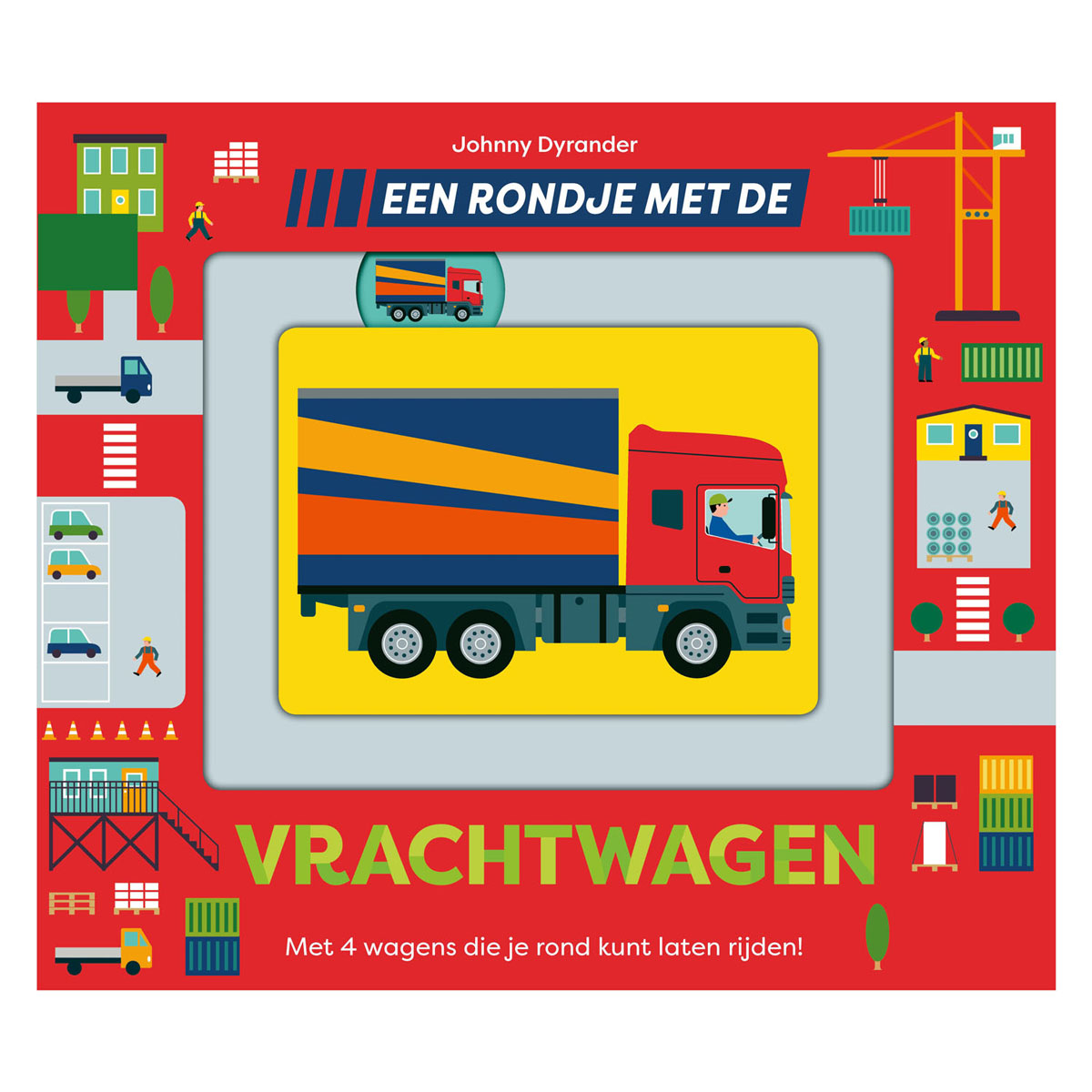Een Rondje met de Vrachtwagen - Kartonboekje