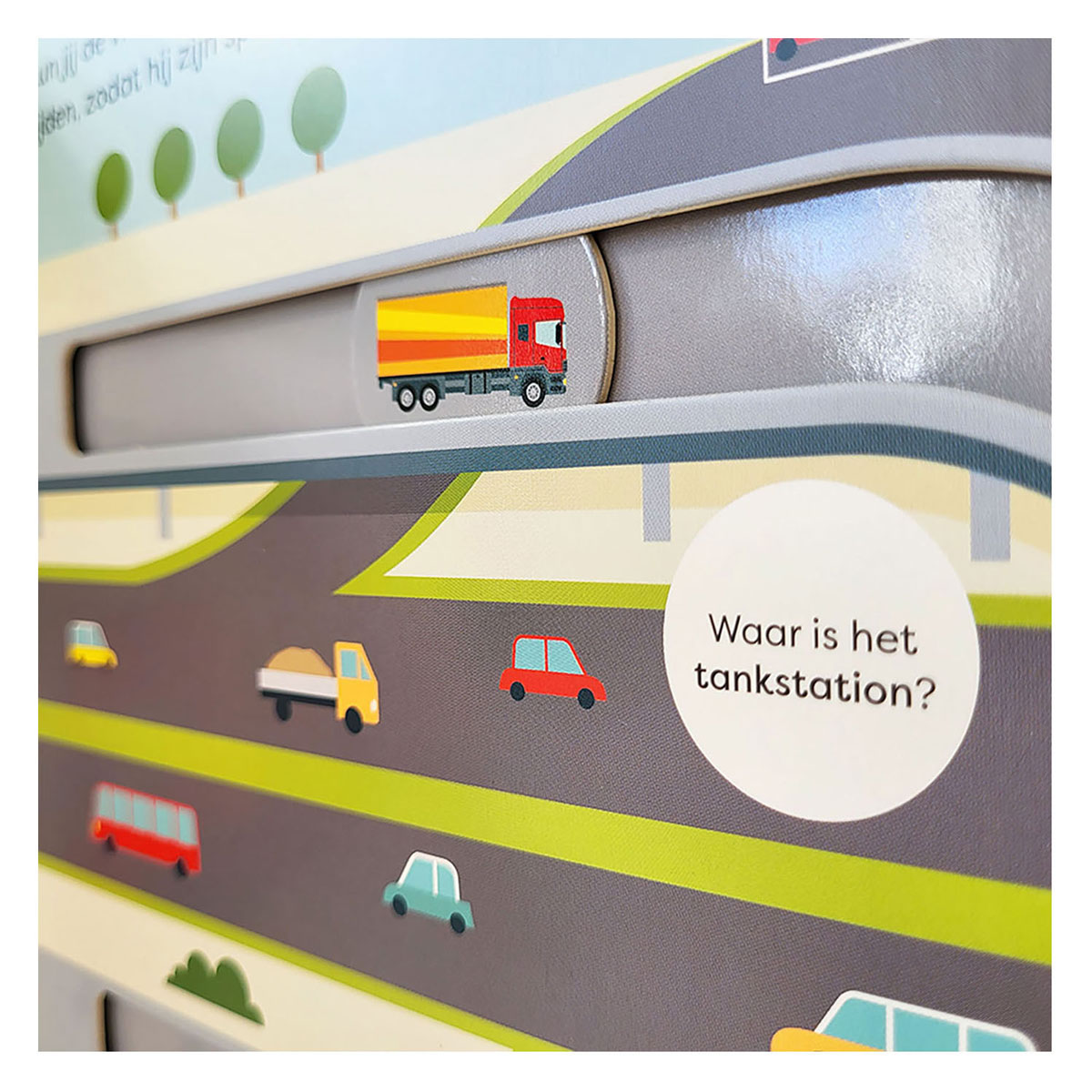 Een Rondje met de Vrachtwagen - Kartonboekje