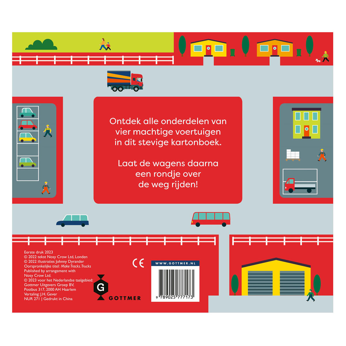 Een Rondje met de Vrachtwagen - Kartonboekje