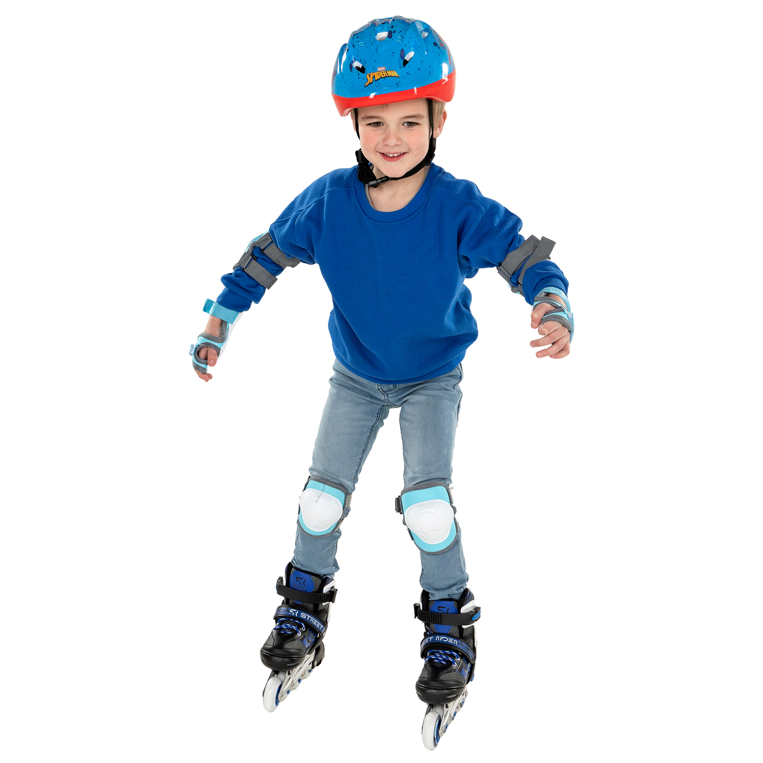 Kinder Skeelers Blauw/Zwart, maat 29-32