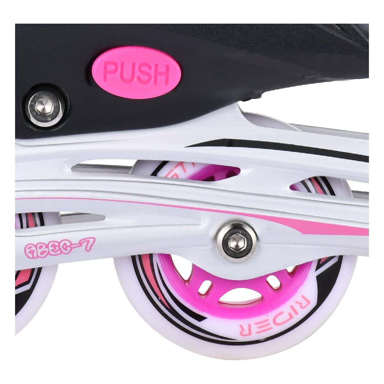 Kinder Skeelers Roze/Grijs, maat 29-32