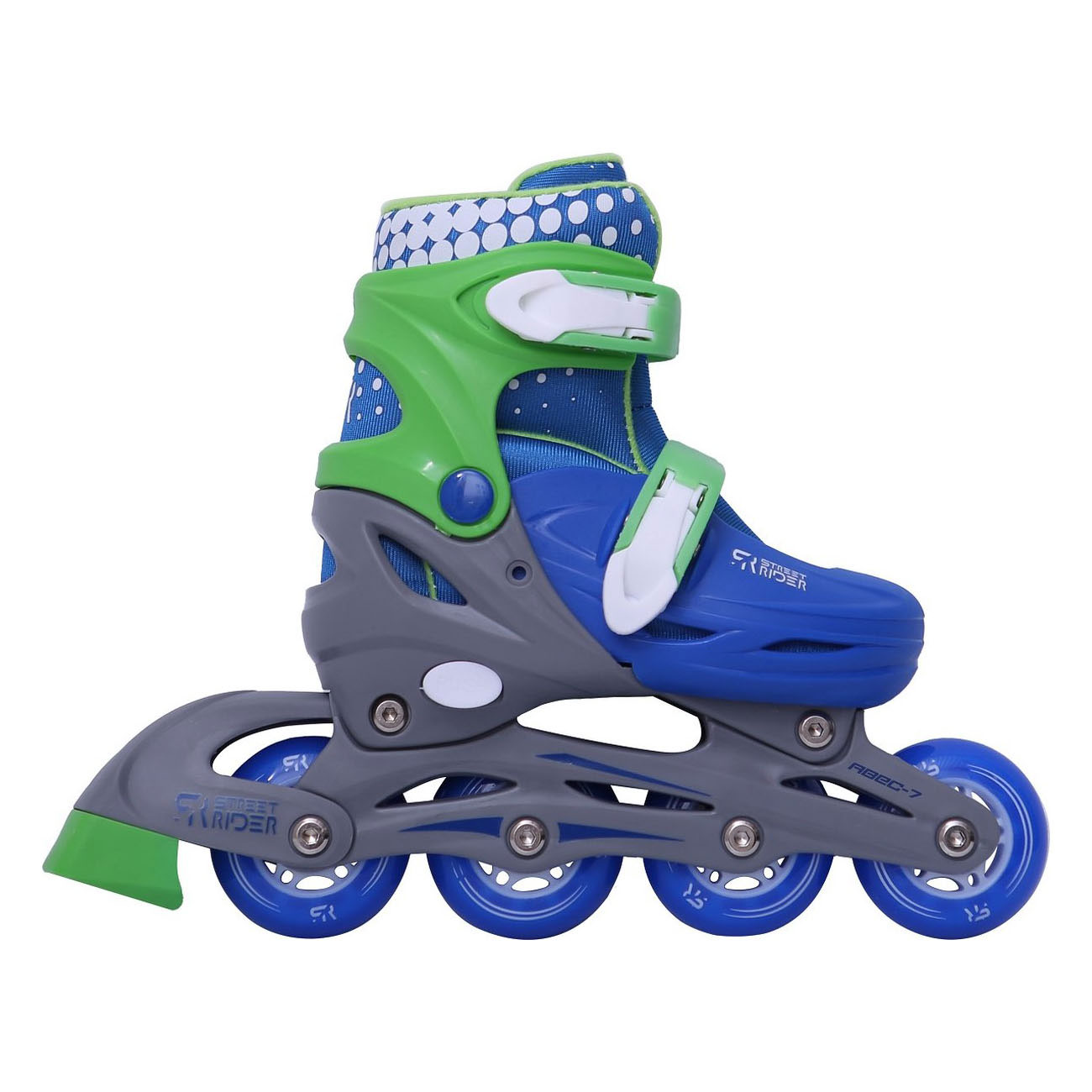 Inline Skates à roues alignées Street Rider bleus, taille 26-29