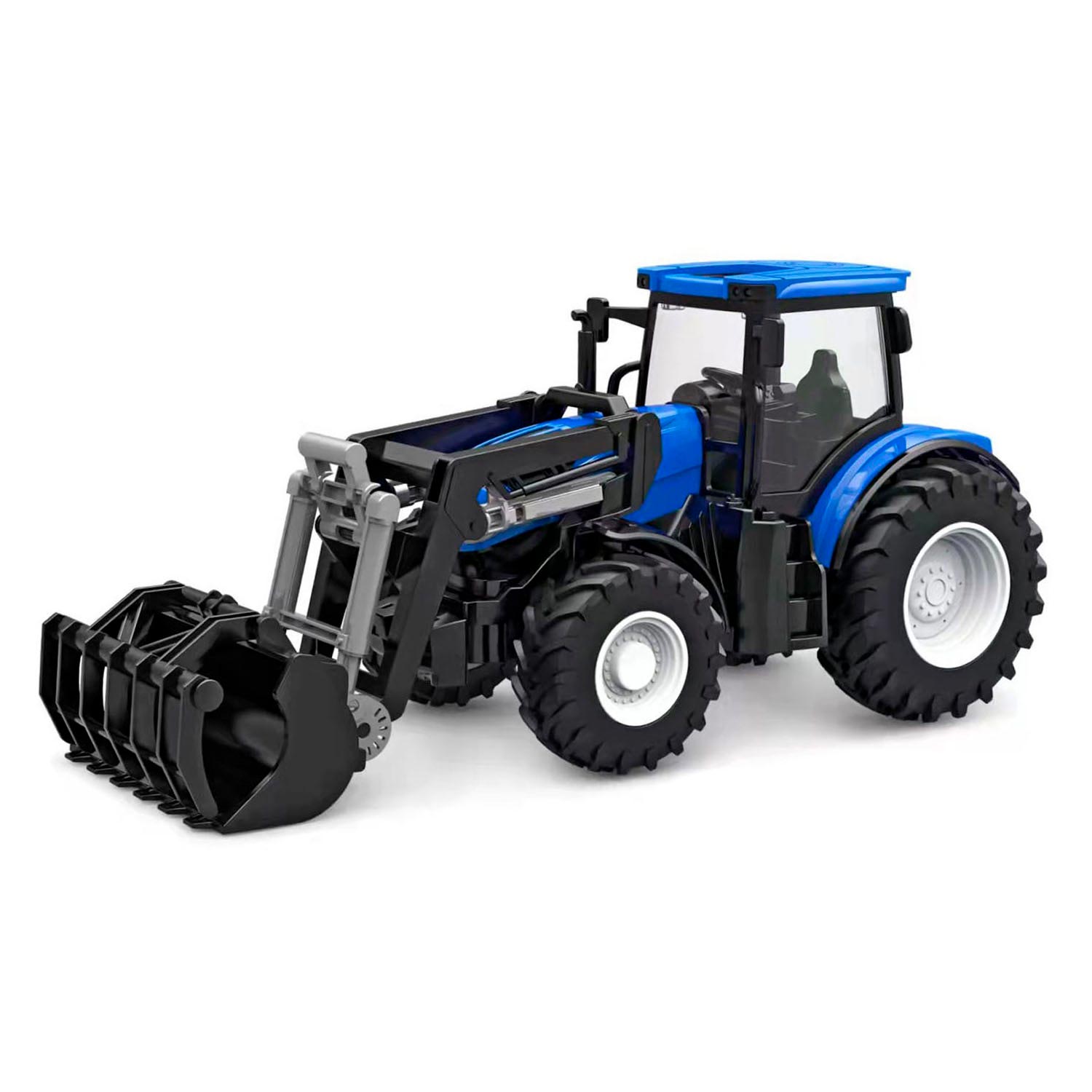 Medisch weefgetouw toren Kids Globe RC Tractor met Frontlader - Blauw ... | Lobbes Speelgoed